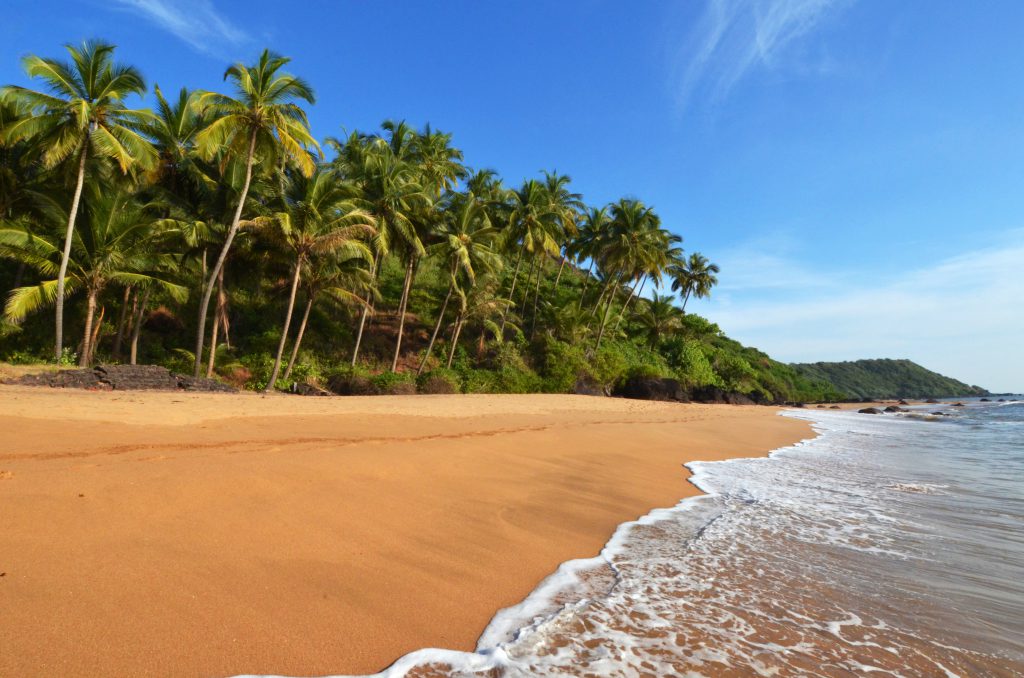 Strand in Goa, Indien