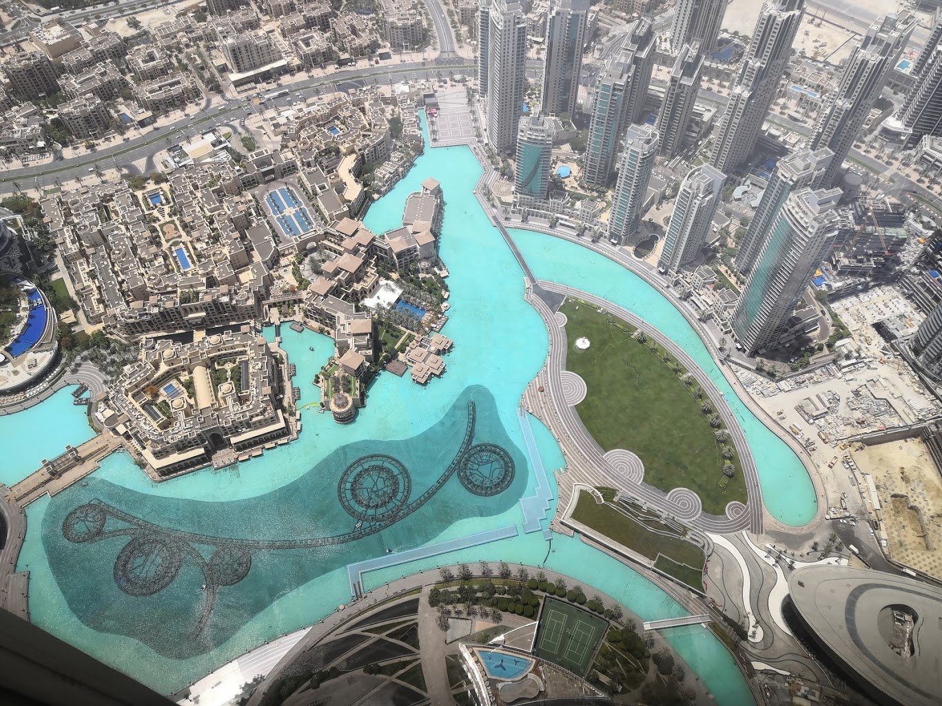 Aussicht vom Burj Khalif Dubai