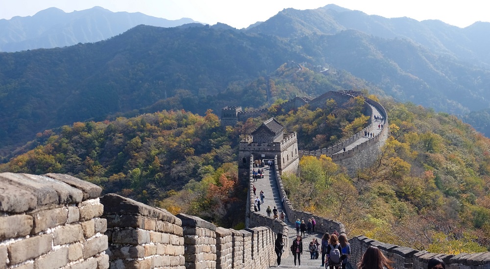 chinesische mauer china peking badaling