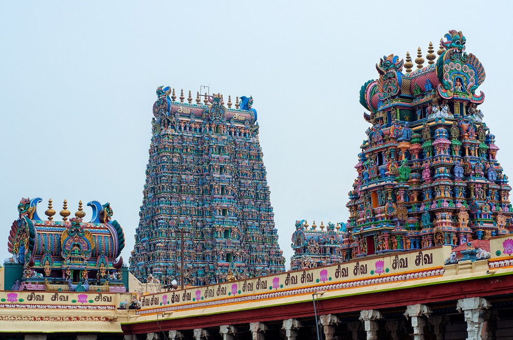 Tempelanlage Tempel Palast Madurai