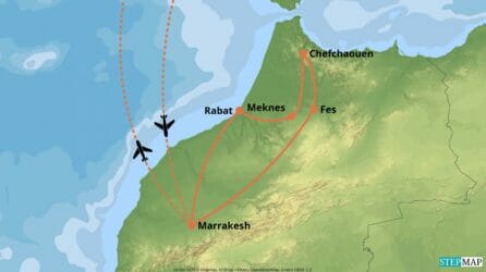 StepMap-Karte-Marokko-Kulturelle-Highlights-im-Nordwesten(1)