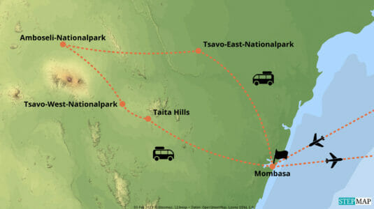 StepMap-Karte-Kenia-Safari-Strand-Erlebnisreise-fuer-Singles-inkl-Flug (1)