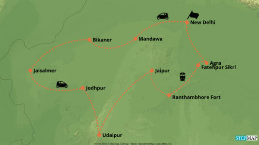 StepMap-Karte-Grosse-Rajasthan-Rundreise (2)