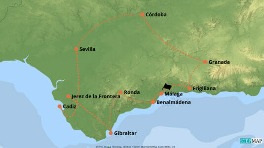 StepMap-Karte-Spanien-die-Klassiker-Andalusiens